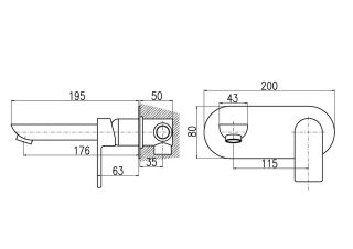 Смеситель для раковины Rav Slezak Vltava VT435 хром
